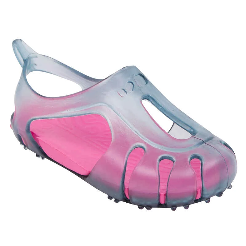 Chaussure Chausson Piscine Bébé Gris/rose 2 Chaussure Chausson Piscine Bébé Gris/rose – Image 2