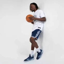 CHAUSSURES DE BASKETBALL TIGE BASSE HOMME/FEMME - FAST 500 MARINE BLEU CLAIR 14 CHAUSSURES DE BASKETBALL TIGE BASSE HOMME/FEMME - FAST 500 MARINE BLEU CLAIR -Sportmania chaussure de basketball fast 500 grise tige basse slash homme 2