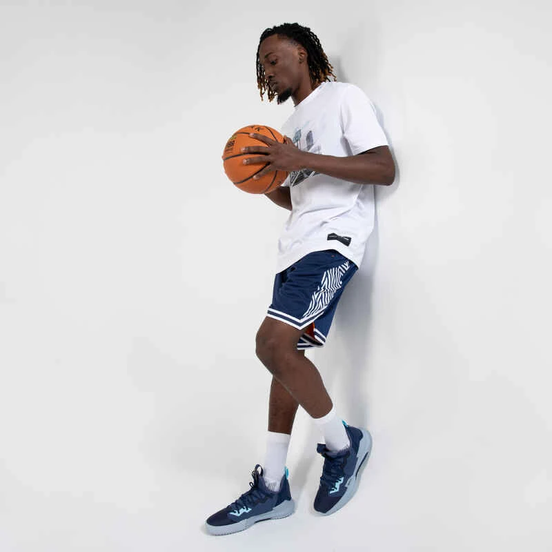 CHAUSSURES DE BASKETBALL TIGE BASSE HOMME/FEMME - FAST 500 MARINE BLEU CLAIR 3 CHAUSSURES DE BASKETBALL TIGE BASSE HOMME/FEMME - FAST 500 MARINE BLEU CLAIR – Image 3