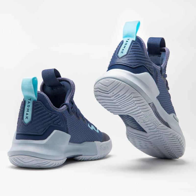CHAUSSURES DE BASKETBALL TIGE BASSE HOMME/FEMME - FAST 500 MARINE BLEU CLAIR 7 CHAUSSURES DE BASKETBALL TIGE BASSE HOMME/FEMME - FAST 500 MARINE BLEU CLAIR – Image 7