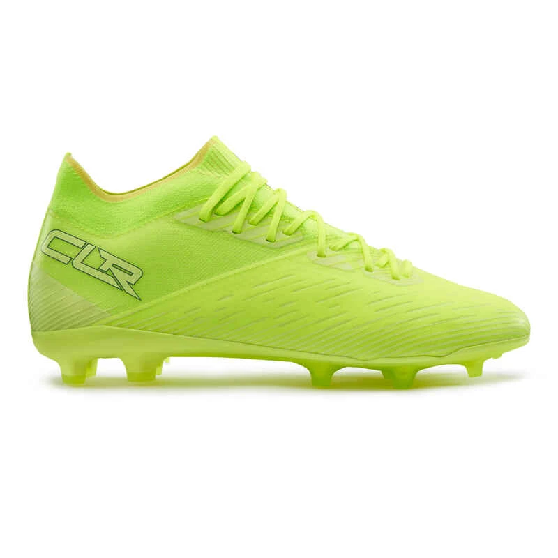 Kipsta Chaussure De Football Adulte Terrains Secs CLR FG Néon Jaune 2 Kipsta Chaussure De Football Adulte Terrains Secs CLR FG Néon Jaune – Image 2