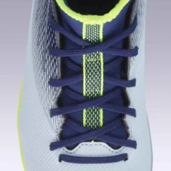 Kipsta Chaussure De Football Enfant AGILITY 500 Montante Semelle MG Gris Et Bleu -Sportmania chaussure de football enfant agility 500 montante semelle mg gris et bleu 10