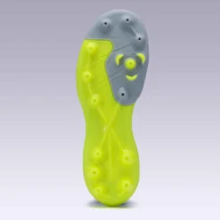 Kipsta Chaussure De Football Enfant AGILITY 500 Montante Semelle MG Gris Et Bleu -Sportmania chaussure de football enfant agility 500 montante semelle mg gris et bleu 5