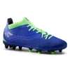 Kipsta CHAUSSURES DE FOOTBALL ENFANT A LACETS VIRALTO III FG BLEU ET VERT FLUO