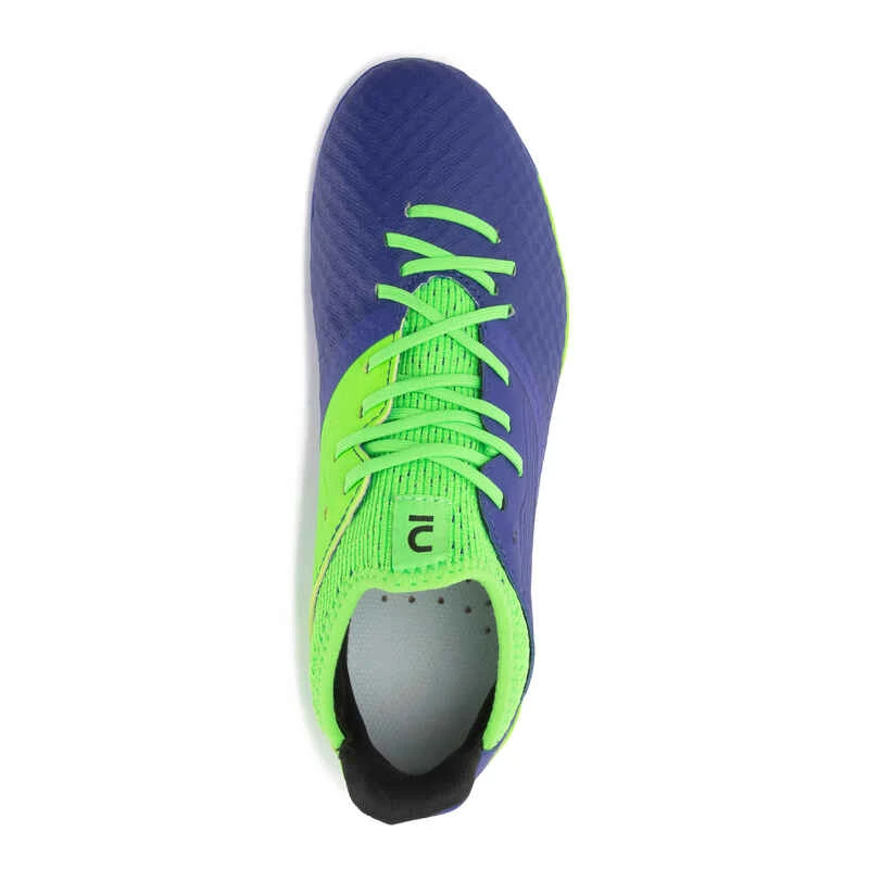 Kipsta Chaussure De Football Enfant Pour Terrain Sec VIRALTO III MG Bleu Et Vert Fluo 6 Kipsta Chaussure De Football Enfant Pour Terrain Sec VIRALTO III MG Bleu Et Vert Fluo – Image 6
