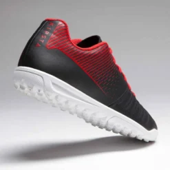 Kipsta Chaussure De Football Enfant Terrain Dur Agility 100 HG Noire Blanche Rouge -Sportmania chaussure de football enfant terrain dur agility 100 hg noire blanche rouge 7