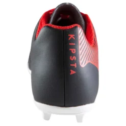 Kipsta Chaussure De Football Enfant Terrain Sec Agility 100 FG Noire Blanche -Sportmania chaussure de football enfant terrain sec agility 100 fg noire blanche 5