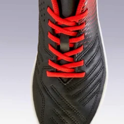 Kipsta Chaussure De Football Terrain Sec Agility 100 FG Noire Rouge -Sportmania chaussure de football terrain sec agility 100 fg noire rouge 4