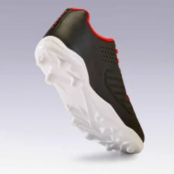 Kipsta Chaussure De Football Terrain Sec Agility 100 FG Noire Rouge -Sportmania chaussure de football terrain sec agility 100 fg noire rouge 6