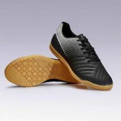 Kipsta Chaussures De Futsal Adulte 100 Noir -Sportmania chaussure de futsal adulte 100 noir 6