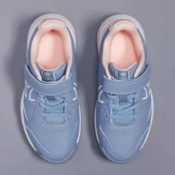Artengo CHAUSSURE DE TENNIS ENFANT TS530 SCRATCH GRIS ROSE -Sportmania chaussure de tennis enfant ts530 scratch gris rose 6