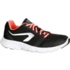Kalenji CHAUSSURE JOGGING FEMME RUN ONE PLUS NOIR CORAIL