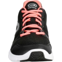 Kalenji CHAUSSURE JOGGING FEMME RUN ONE PLUS NOIR CORAIL -Sportmania chaussure jogging femme run one plus noir corail 3