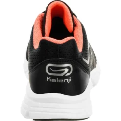 Kalenji CHAUSSURE JOGGING FEMME RUN ONE PLUS NOIR CORAIL -Sportmania chaussure jogging femme run one plus noir corail 4