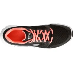 Kalenji CHAUSSURE JOGGING FEMME RUN ONE PLUS NOIR CORAIL -Sportmania chaussure jogging femme run one plus noir corail 5