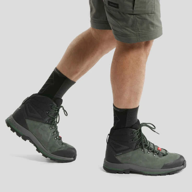 Chaussure Tige Haute - Cuir - Imperméable -crosscontact - MT100 Large - H 7 Chaussure Tige Haute - Cuir - Imperméable -crosscontact - MT100 Large - H – Image 7