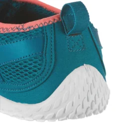 Chaussures Aquatiques à Scratch Adulte - Aquashoes 500 Bleu Rose -Sportmania chaussures aquatiques aquashoes 500 turquoise 6