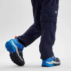 Quechua Chaussures Basses De Randonnée Montagne Enfant Crossrock Bleues 24-34 -Sportmania chaussures basses de randonnee montagne enfant crossrock bleues 24 34 4