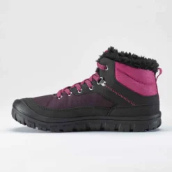 Quechua CHAUSSURES CHAUDES IMPERMÉABLES DE RANDONNÉE - SH100 WARM LACET- Enfant 33 AU 38 -Sportmania chaussures chaudes et impermeables de randonnee sh100 warm enfant lacet 4