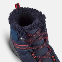 Quechua CHAUSSURES CHAUDES IMPERMÉABLES DE RANDONNÉE - SH100 WARM SCRATCH - ENFANT 35-38 -Sportmania chaussures chaudes impermeables de randonnee sh100 warm scratch enfant 35 38 6