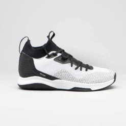 Chaussures De Basketball Femme - FAST 500 W Blanc Noir