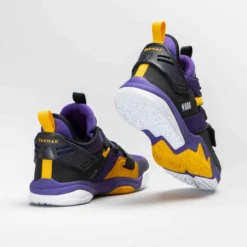 CHAUSSURES DE BASKETBALL NBA LOS ANGELES LAKERS ENFANT CONFIRME - SS500M VIOLET -Sportmania chaussures de basketball pour garconslashfille confirmee blanche noir rouge ss500m 2