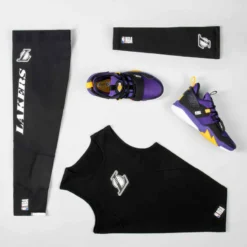 CHAUSSURES DE BASKETBALL NBA LOS ANGELES LAKERS ENFANT CONFIRME - SS500M VIOLET -Sportmania chaussures de basketball pour garconslashfille confirmee blanche noir rouge ss500m 5