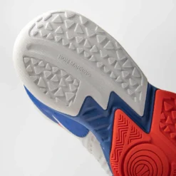 CHAUSSURES DE BASKETBALL ENFANT CONFIRME - SS500H BLANC BLEU ROUGE -Sportmania chaussures de basketball pour garconslashfille confirmee navy ss500h 12