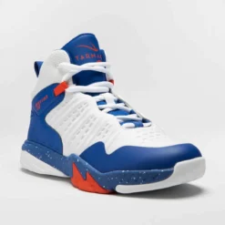 CHAUSSURES DE BASKETBALL ENFANT CONFIRME - SS500H BLANC BLEU ROUGE -Sportmania chaussures de basketball pour garconslashfille confirmee navy ss500h 8