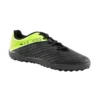 Kipsta CHAUSSURES DE FOOTBALL ENFANT A LACETS 100 TURF TF NOIR ET JAUNE