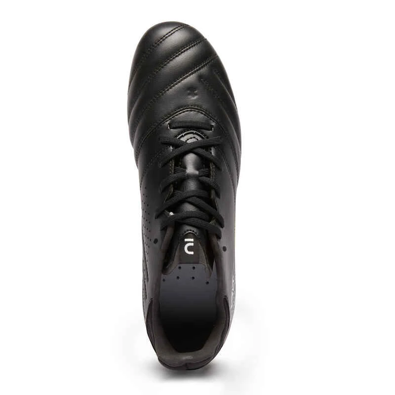 Kipsta CHAUSSURES DE FOOTBALL VIRALTO II CUIR MG NOIR 6 Kipsta CHAUSSURES DE FOOTBALL VIRALTO II CUIR MG NOIR – Image 6