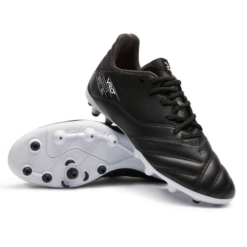 Kipsta CHAUSSURES DE FOOTBALL VIRALTO II CUIR MG NOIR 8 Kipsta CHAUSSURES DE FOOTBALL VIRALTO II CUIR MG NOIR – Image 8