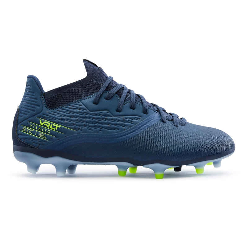 Kipsta CHAUSSURES DE FOOTBALL VIRALTO III 3D AIRMESH FG BLEU MARINE 2 Kipsta CHAUSSURES DE FOOTBALL VIRALTO III 3D AIRMESH FG BLEU MARINE – Image 2