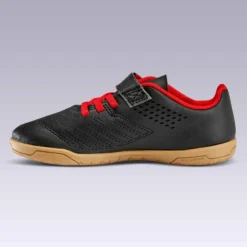 Kipsta Chaussures De Futsal Baby 100 Noir Rouge -Sportmania chaussures de futsal baby 100 noir rouge 2