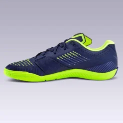 Kipsta Chaussures De Futsal GINKA 500 Bleu Foncé -Sportmania chaussures de futsal ginka 500 noir 2