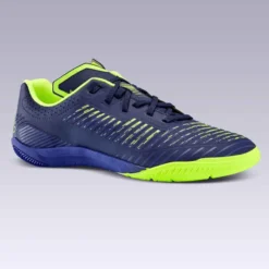 Kipsta Chaussures De Futsal GINKA 500 Bleu Foncé -Sportmania chaussures de futsal ginka 500 noir 7