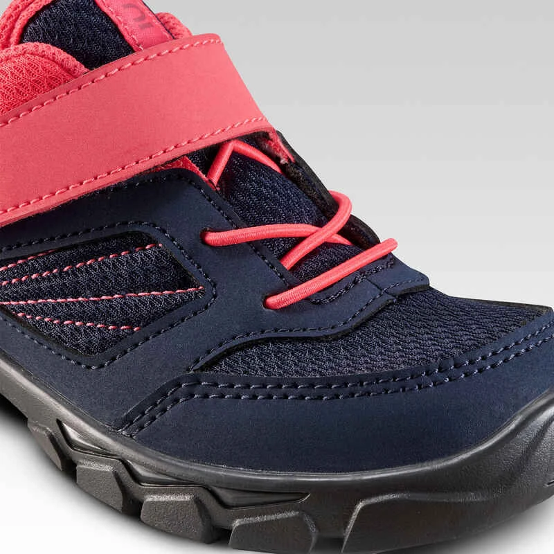 Quechua Chaussures De Randonnée Enfant Avec Scratch MH100 Bleu Et Rose Du 24 AU 34 6 Quechua Chaussures De Randonnée Enfant Avec Scratch MH100 Bleu Et Rose Du 24 AU 34 – Image 6