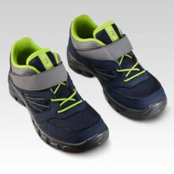 Quechua Chaussures De Randonnée Enfant Avec Scratch MH100 Bleu Du 24 AU 34 -Sportmania chaussures de randonnee enfant avec scratch mh100 low bleu du 28 au 34 2
