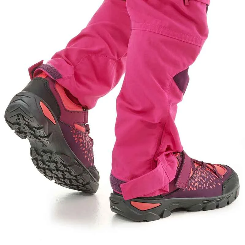 Quechua Chaussures De Randonnée Enfant Basses Avec Scratch MH120 LOW Violettes 28 AU 34 5 Quechua Chaussures De Randonnée Enfant Basses Avec Scratch MH120 LOW Violettes 28 AU 34 – Image 5