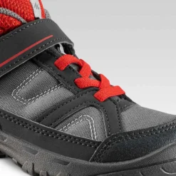 Quechua Chaussures De Randonnée Enfant Montantes MH100 MID KID Grises/rouges 24 AU 34 -Sportmania chaussures de randonnee enfant montantes mh100 mid kid grisesslashrouges 24 au 34 5