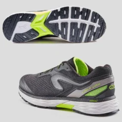 CHAUSSURES DE RUNNING HOMME KIPRUN LONG 2 NOIR JAUNE -Sportmania chaussures de running homme kiprun long 2 noir jaune 9