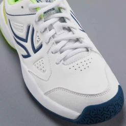 Artengo CHAUSSURES DE TENNIS ENFANT TS530 LACET BLANC JAUNE 12 Artengo CHAUSSURES DE TENNIS ENFANT TS530 LACET BLANC JAUNE -Sportmania chaussures de tennis enfant ts530 lacet bleu rose 4