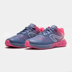 Chaussures De Running Enfant - Kiprun Fast Roses Bleues -Sportmania chaussures enfant d athletisme at 500 kiprun fast rose fluo bordeaux 2