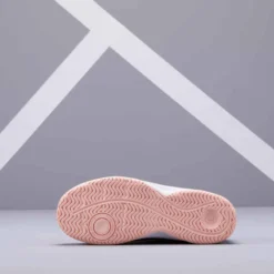 Decathlon Baskets à Scratch Enfant - TS 160 JR Corail -Sportmania chaussures enfant tennis artengo ts160 black beetle 3