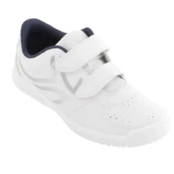 Decathlon Baskets à Scratch Enfant -Sportmania chaussures enfant tennis ts100 grip blanc rose artengo 2