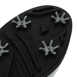 CHAUSSURES GOLF HOMME SPIKE 500 BLANCHES / NOIRES -Sportmania chaussures golf homme spike 500 blanches slash noires 10