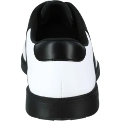 CHAUSSURES GOLF HOMME SPIKE 500 BLANCHES / NOIRES -Sportmania chaussures golf homme spike 500 blanches slash noires 5