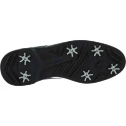 CHAUSSURES GOLF HOMME SPIKE 500 BLANCHES / NOIRES -Sportmania chaussures golf homme spike 500 blanches slash noires 6