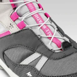Quechua Chaussures Imperméables De Randonnée Enfant Lacet CROSSROCK MID Grises 35-38 -Sportmania chaussures impermeables de randonnee enfant lacet crossrock mid grises 35 38 5