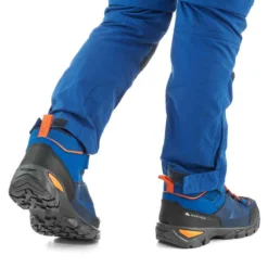 Quechua Chaussures Imperméables De Randonnée -MH120 MID Bleues- Enfant 28 AU 34 Scratch -Sportmania chaussures impermeables de randonnee mh120 mid bleues enfant 28 au 34 scratch 4